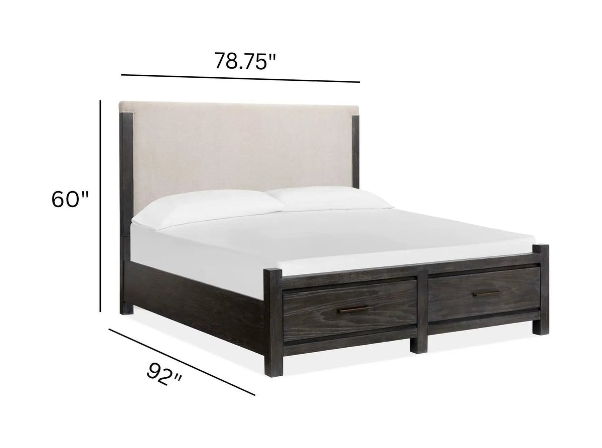 Plum Creek - Upholstered Panel Storage Bed, photo 12 of 18