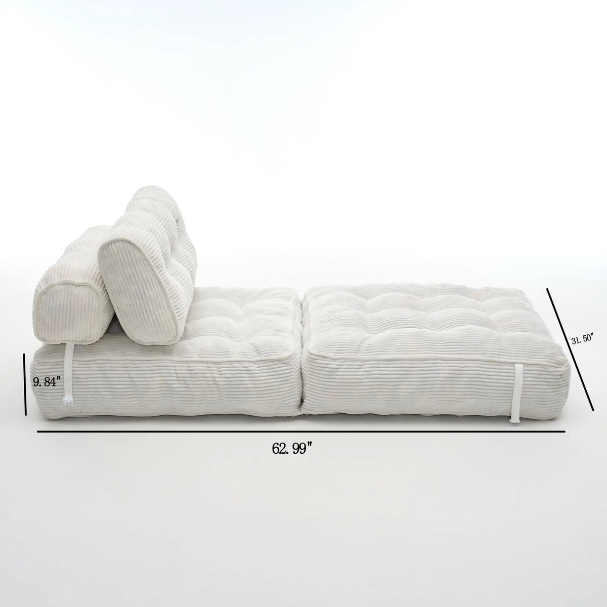 Folding Sofa Bed - Convertible Sleeper Chair with Pillow by HouseOfZazla
