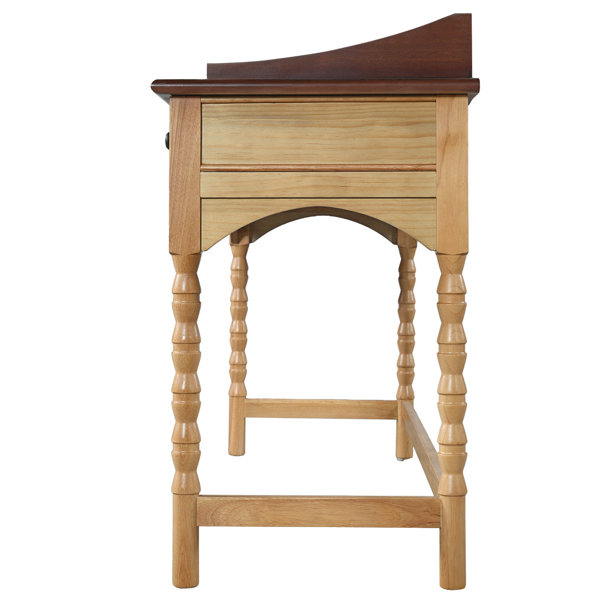 54'' Wooden Writing Desk with 2 Storage Drawers, photo 9 of 9