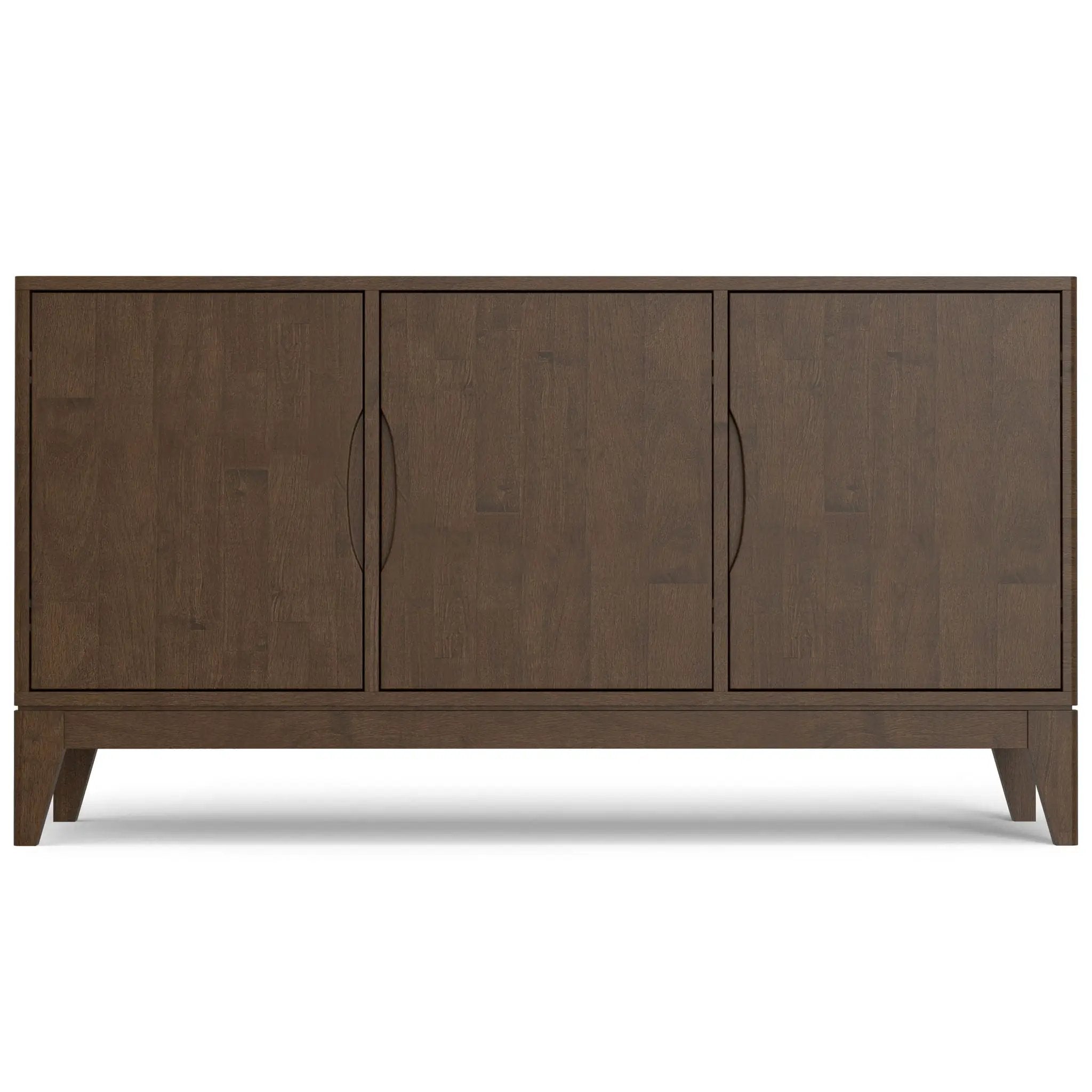 Harper - 3 Door Sideboard Buffet / Storage Cabinet - Walnut Brown by HouseOfZazla