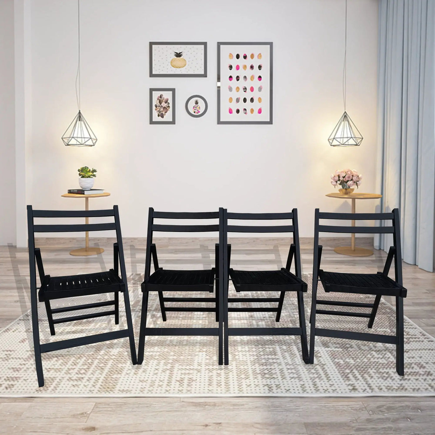 Folding Special Event Chair, Foldable Style (Set of 4) by Unique Piece Furniture