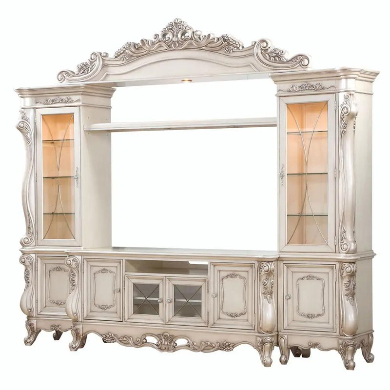 Gorsedd - Entertainment Center - Golden Ivory by Unique Piece Furniture