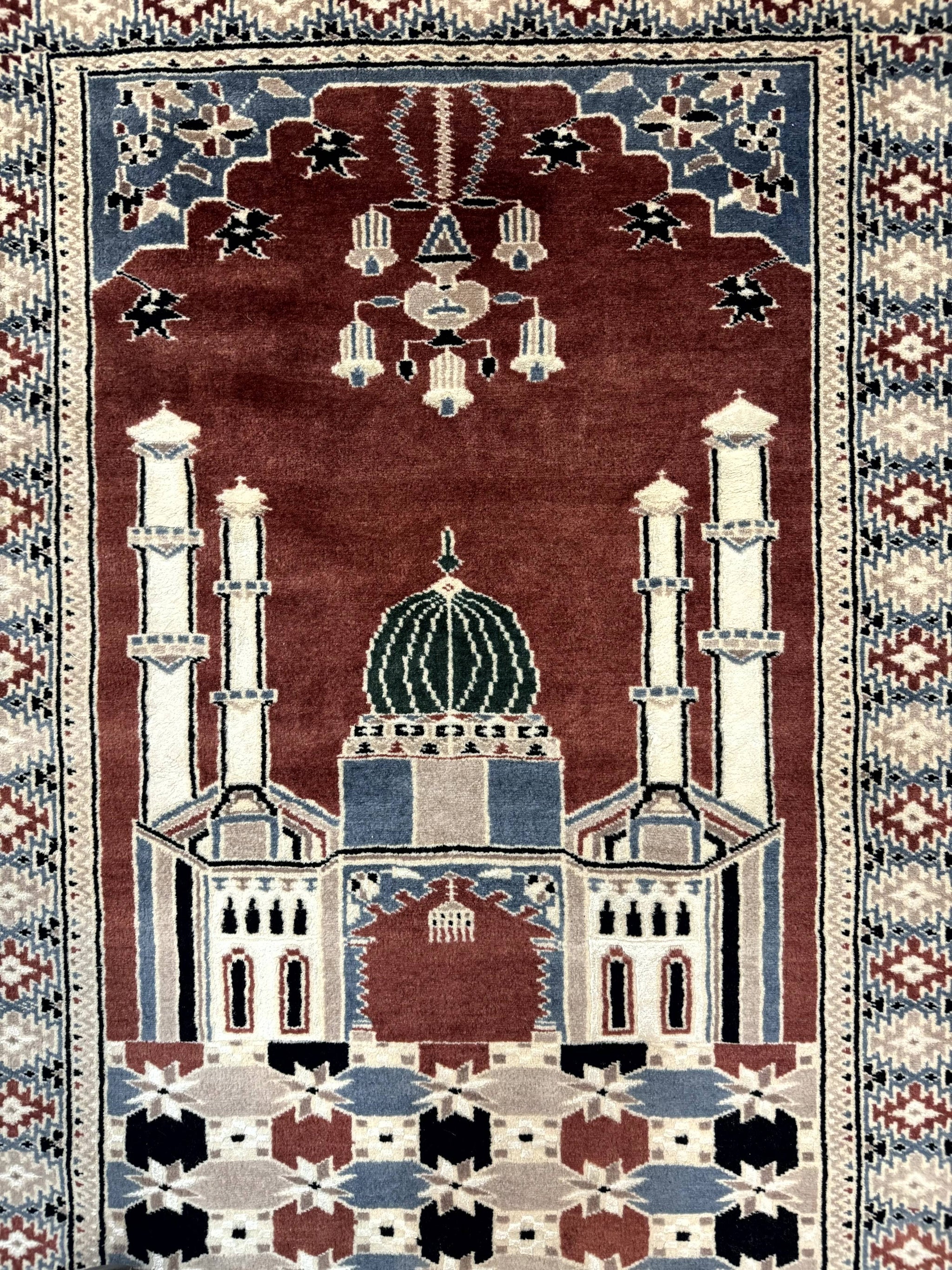 Small Pakistani Bokhara Prayer Rug 2.7 x 4 by Jewel Rugs
