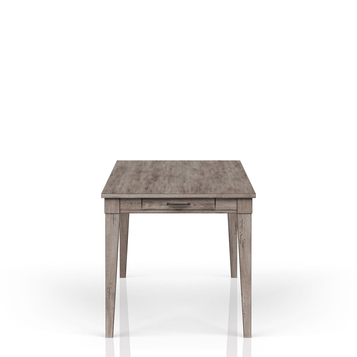 Rustic Dining Table with 2 Storage Drawers and Leaf - Gray, photo 5 of 5