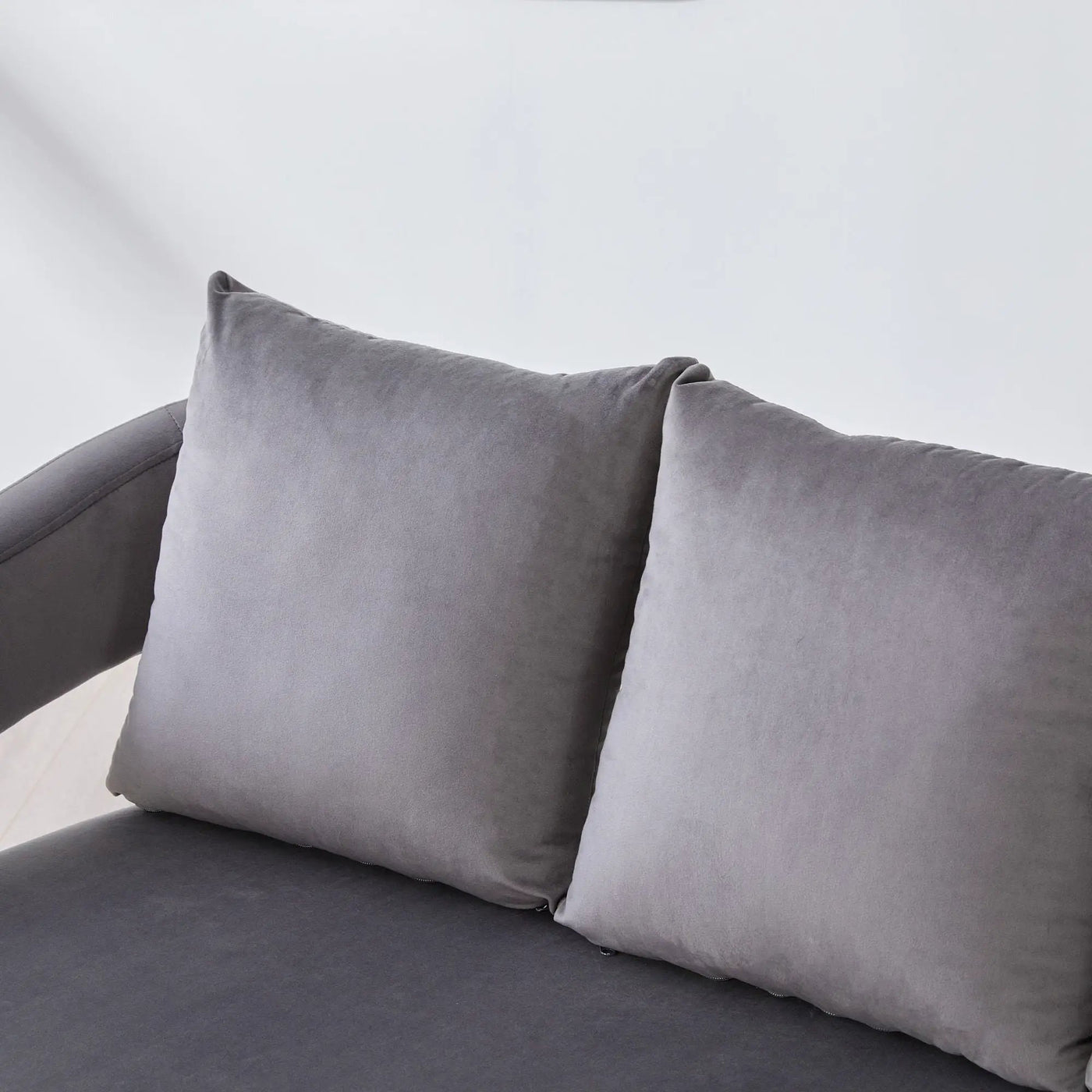 Open Back Loveseat Settee With 3 Pillows by HouseOfZazla