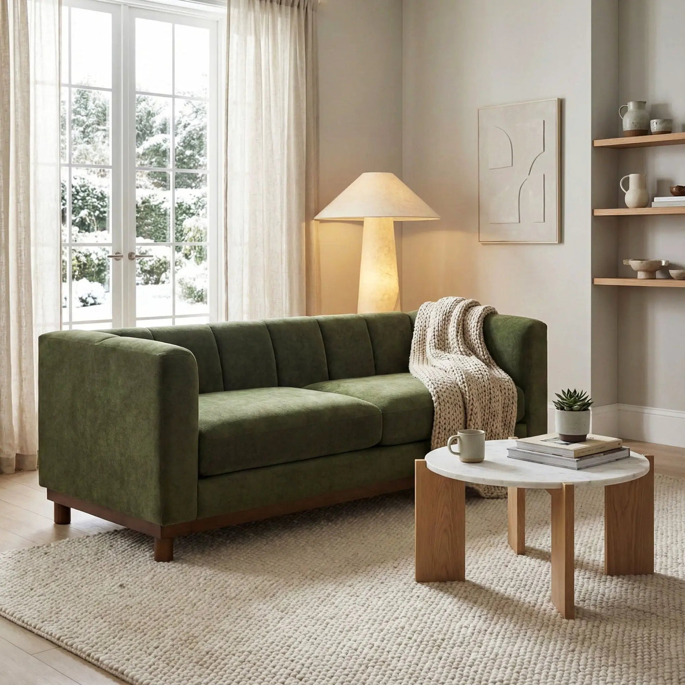 Soft Loveseat Sofa For Living Room by HouseOfZazla