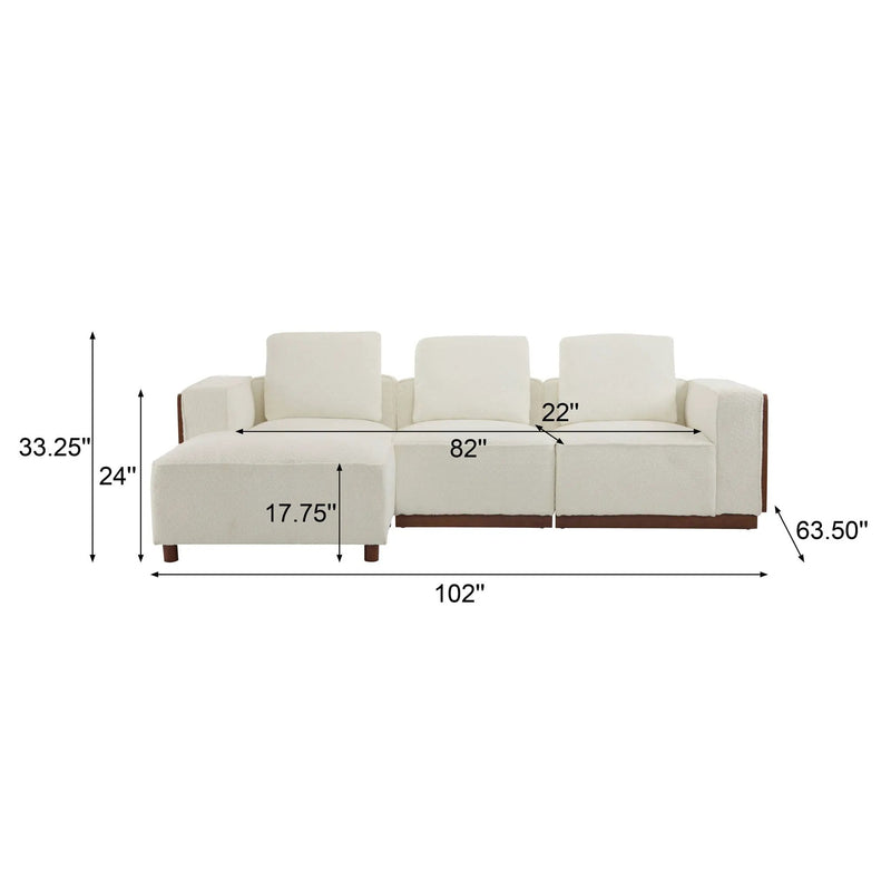 Chita Modular Sectional Sofa With Larger Seats