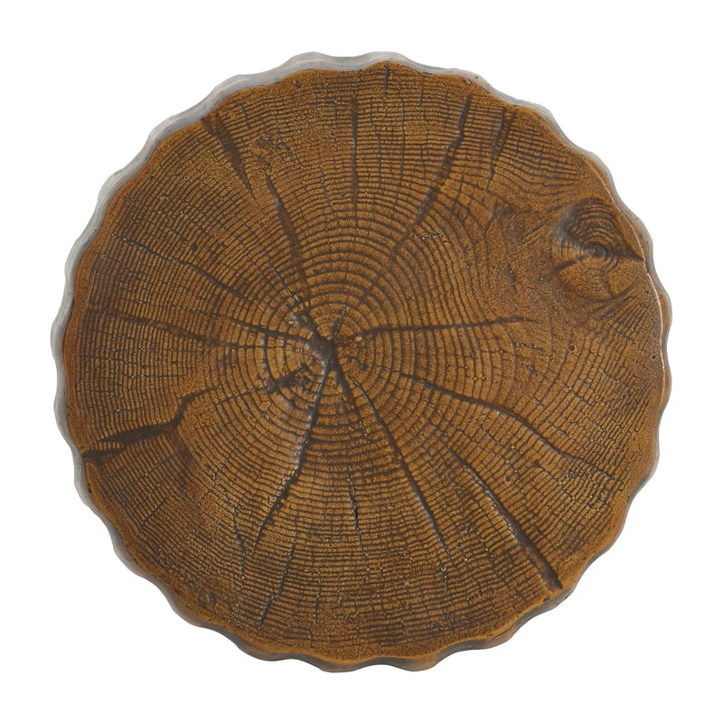 MGO Outdoor Indoor Side Table - Tree Stump Style by HouseOfZazla