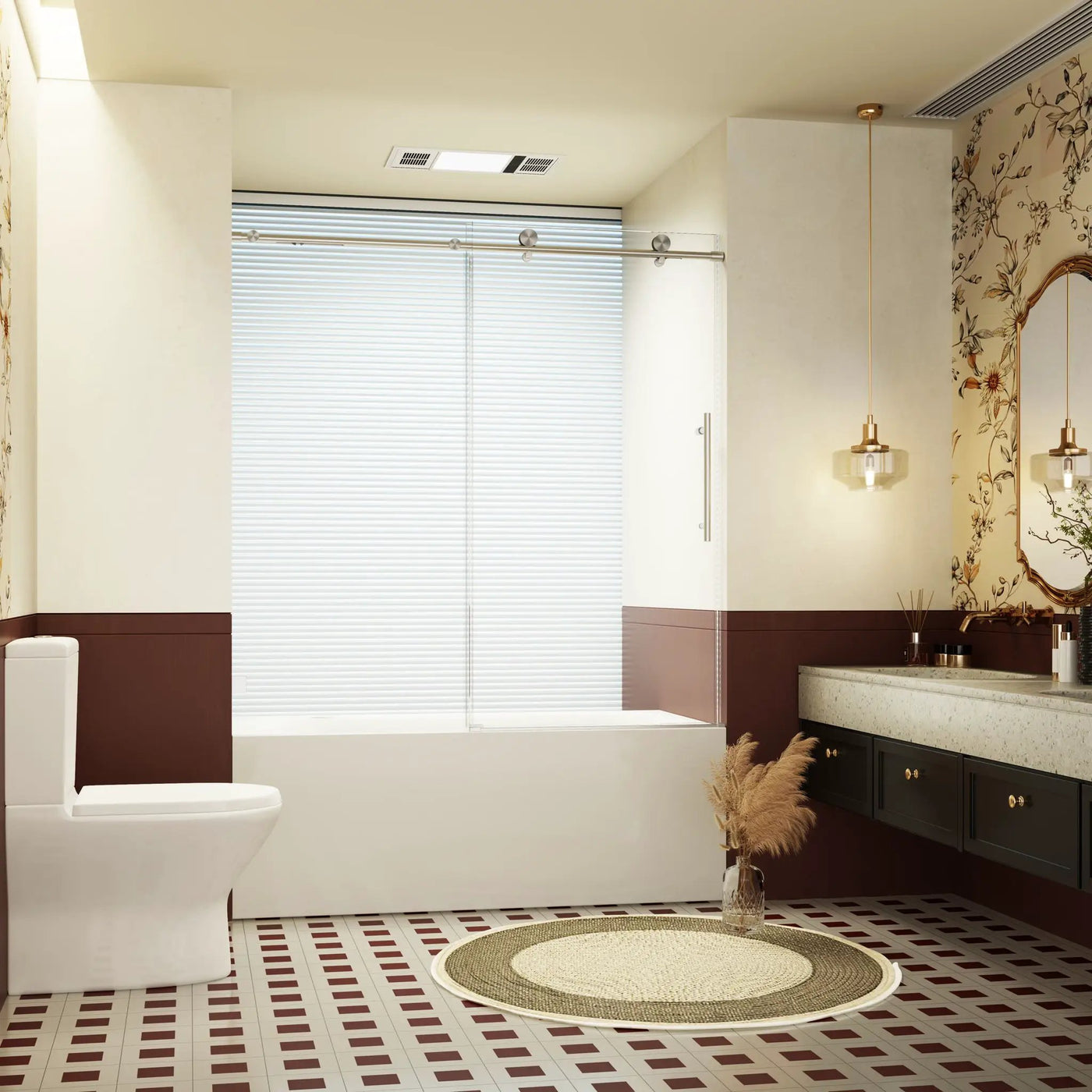 Frameless Single Sliding Soft Close Shower Doors, 5/16" Sgcc Tempered Glass by HouseOfZazla