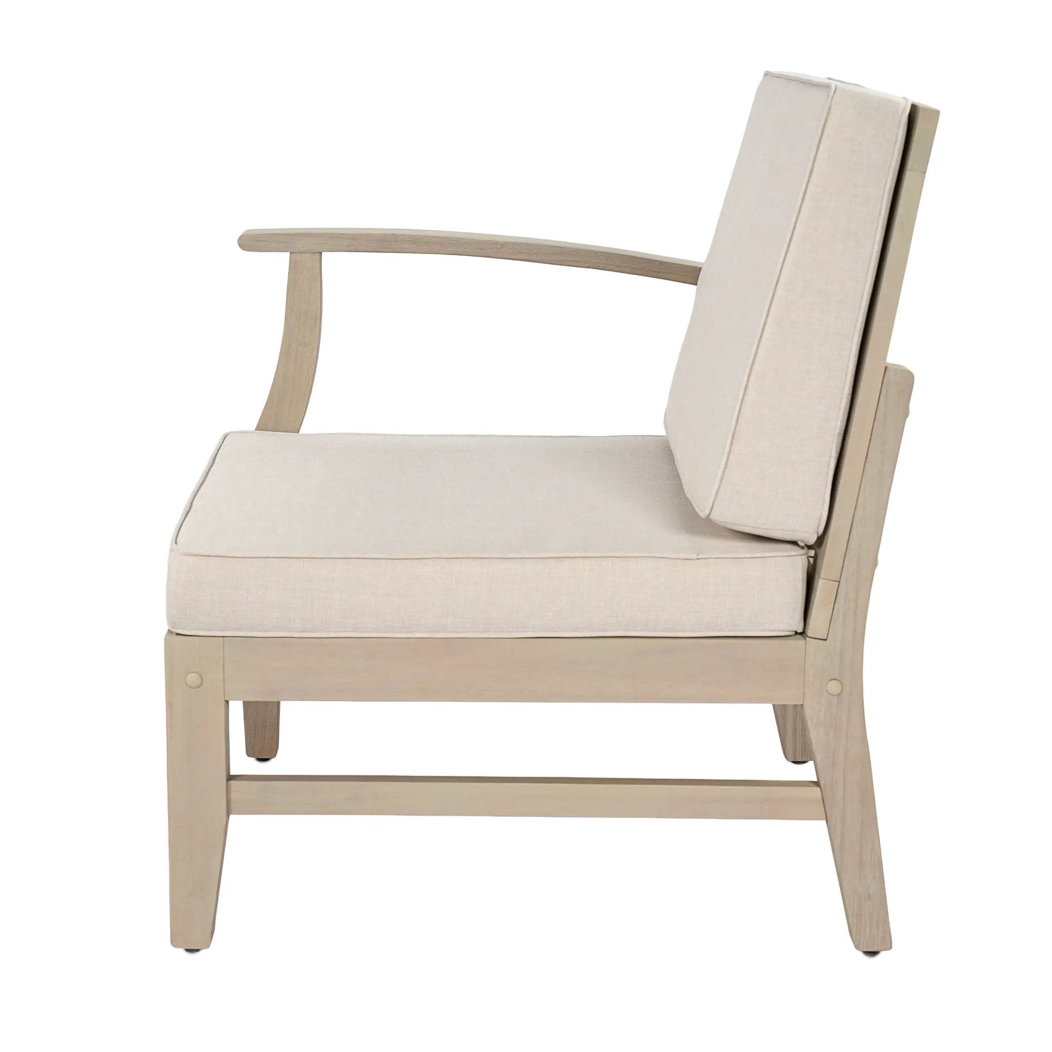 Perla 5-Pcs Sofa Set - Acacia Wood Patio Seating by HouseOfZazla