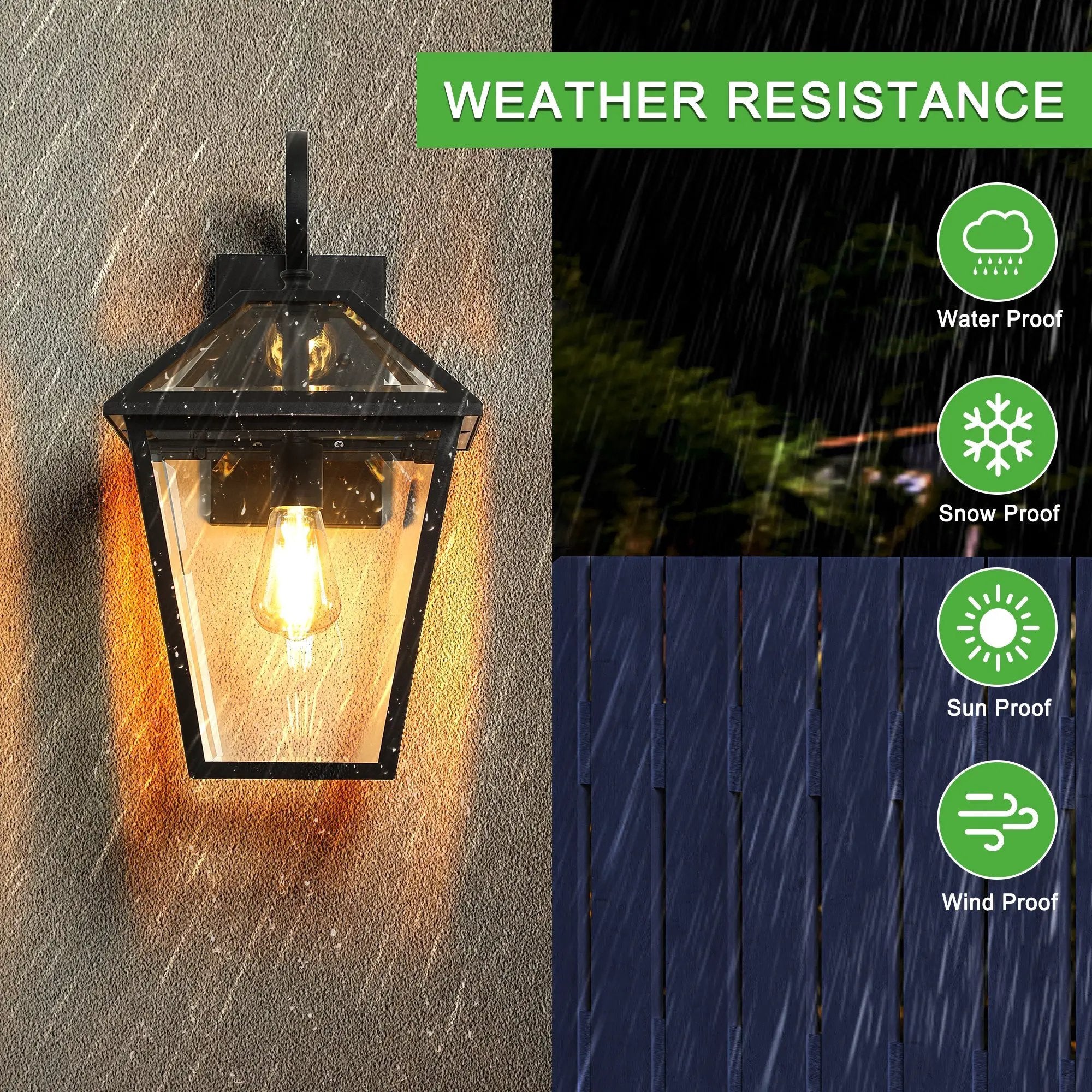 10" 2-Piece Outdoor Wall Lanterns by HouseOfZazla