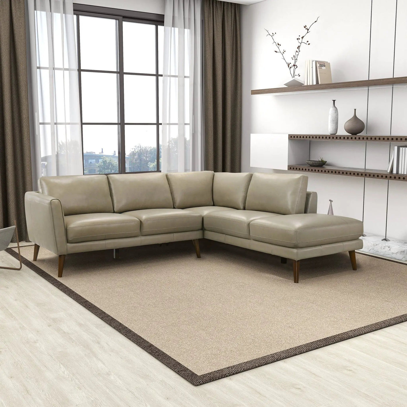 Benson - Sectional Sofa With Chaise by HouseOfZazla
