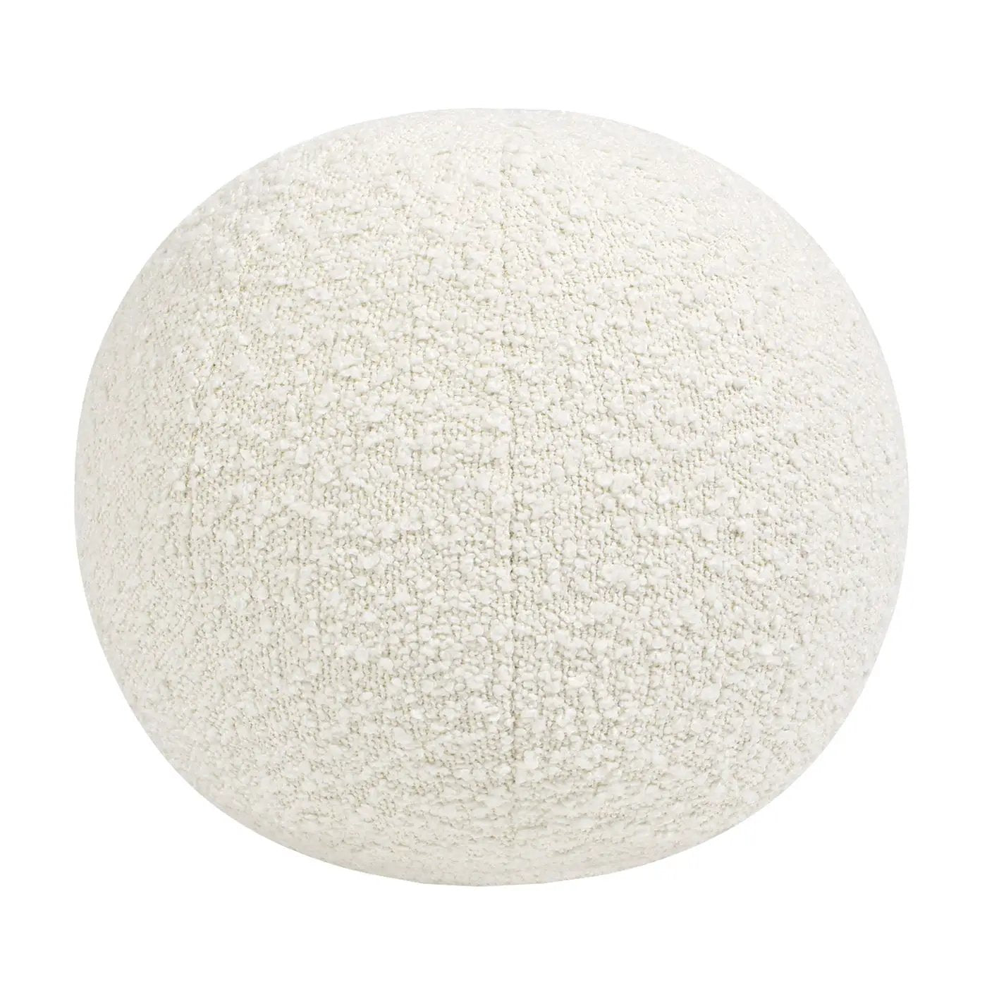 Luna - Round Sphere Accent Ball Throw Pillow by HouseOfZazla