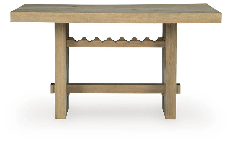 Lasinger - Rectangular Dining Room Counter Table - Light Brown by Unique Piece Furniture