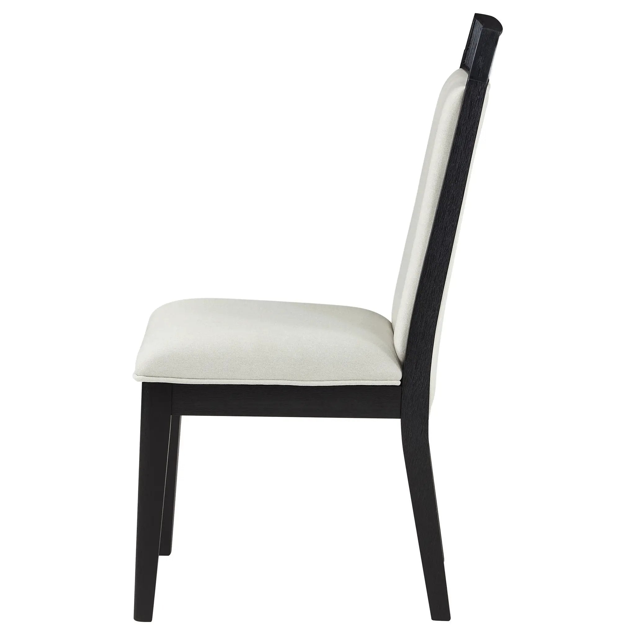 Brookmead Dining Side Chair Ivory and Black (Set of 2) by Unique Piece Furniture