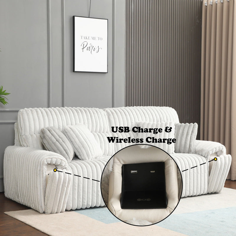 Jaya Power Motion Sofa with Sleeper & USB Port - Mondo Gray, photo 2 of 4