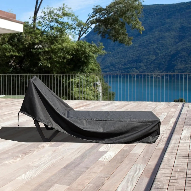Waterproof Patio Lounge Chair Cover - Heavy Duty Outdoor Protection by HouseOfZazla