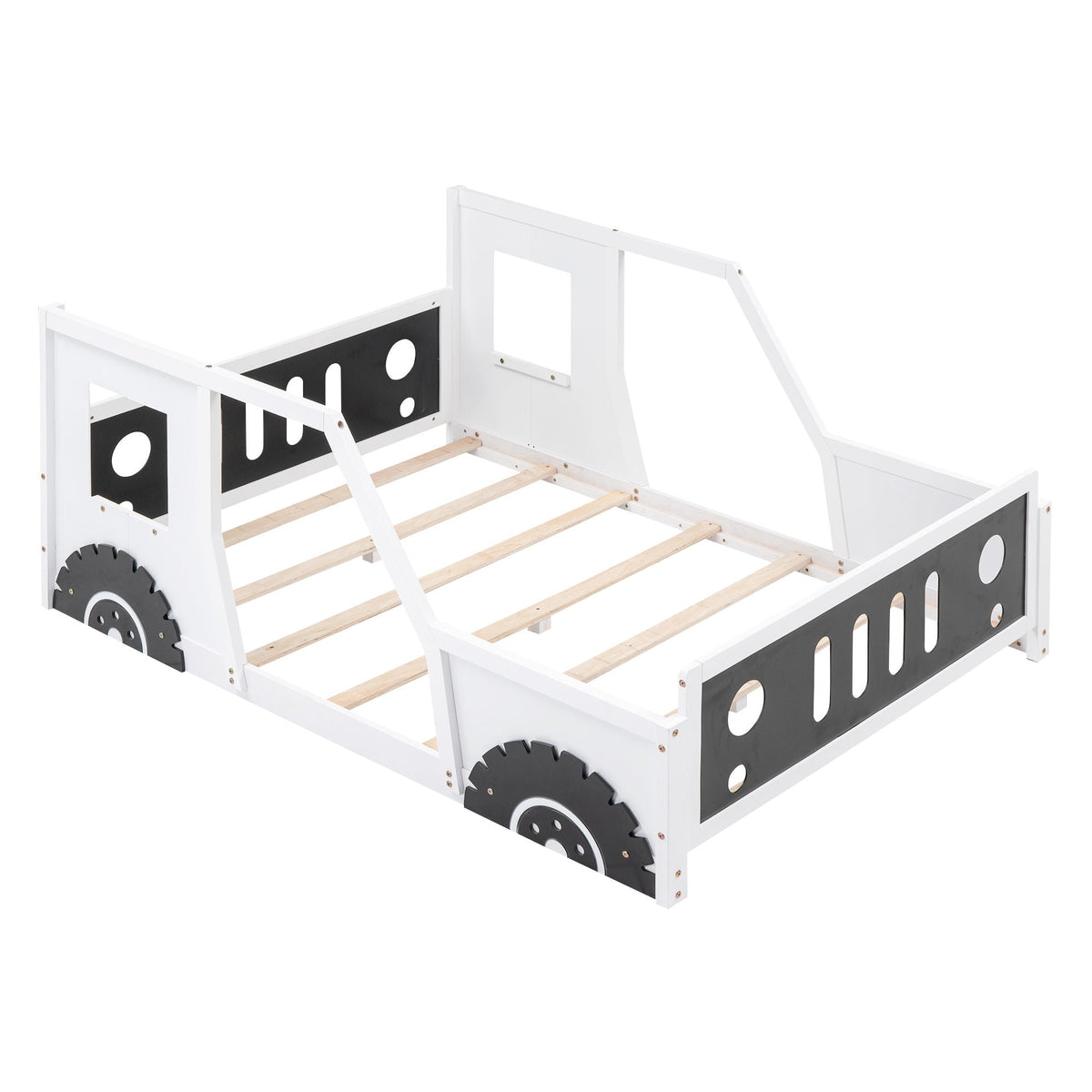 Classic Car Shaped Platform Bed with Wheels - Twin or Full Size, photo 33 of 40