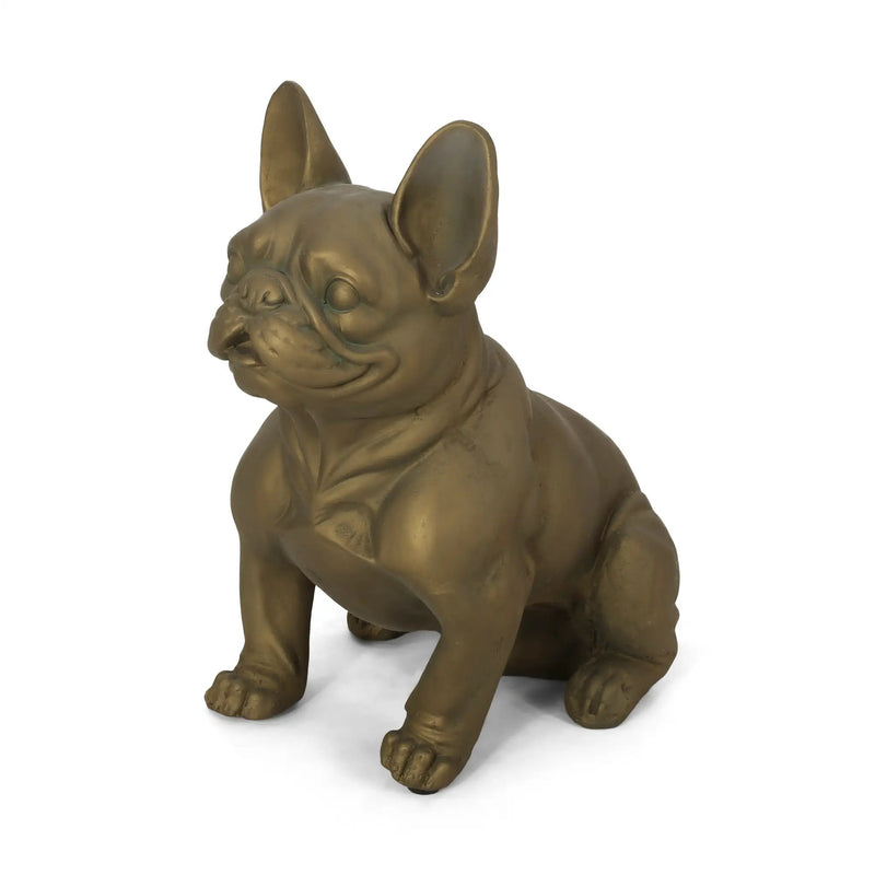 Dog Garden Sculpture, Outdoor French Bulldog Garden Statue by HouseOfZazla