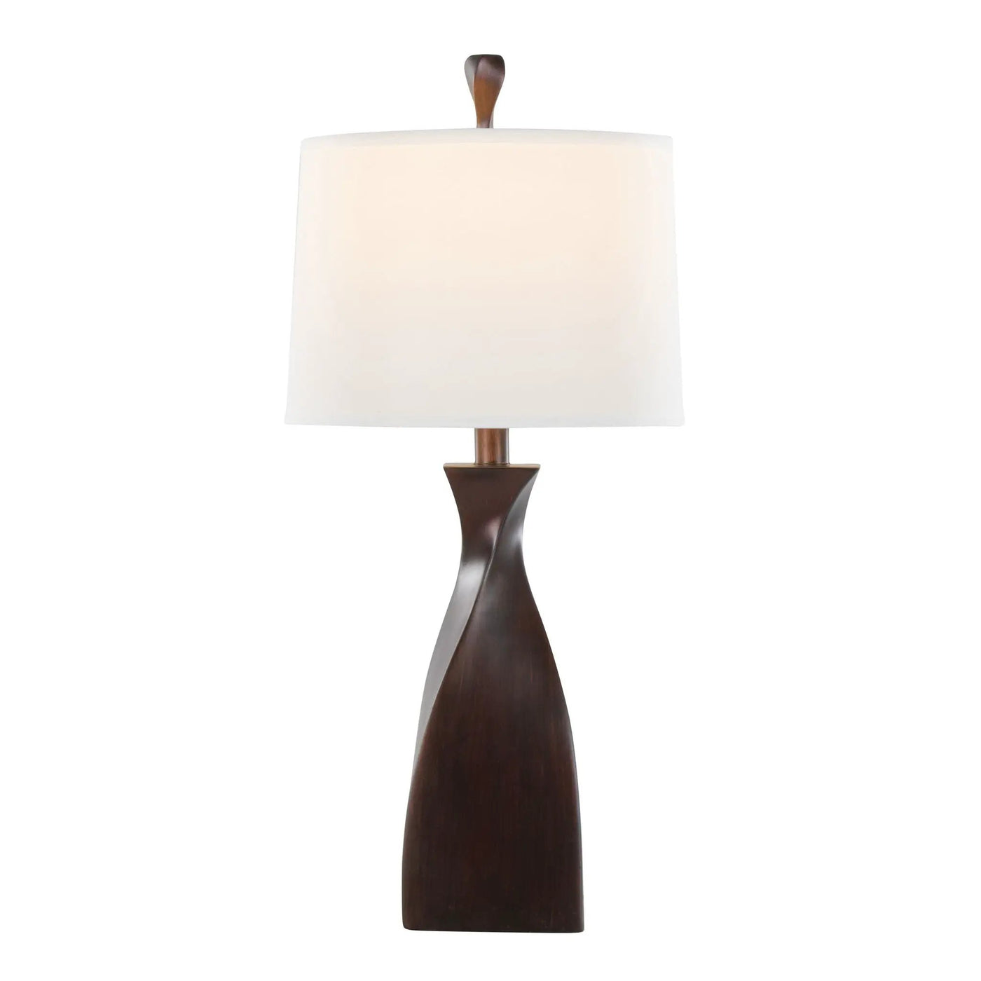 Curvo - Contemporary Polyresin Table Lamp (Set of 2) by HouseOfZazla