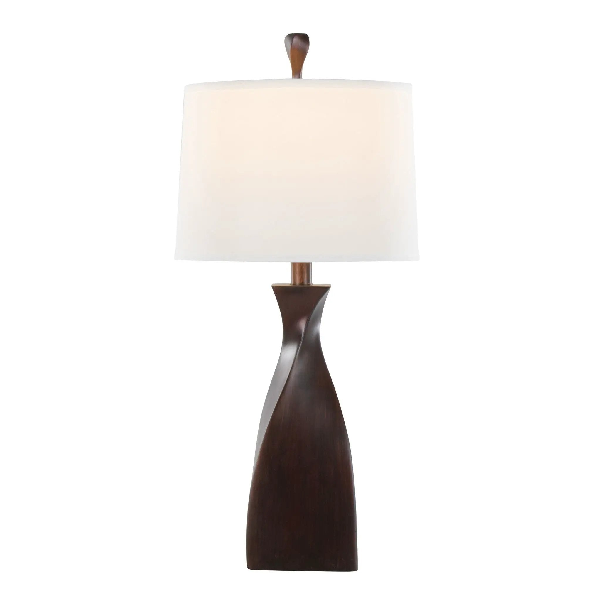 Curvo - Contemporary Polyresin Table Lamp (Set of 2) by HouseOfZazla
