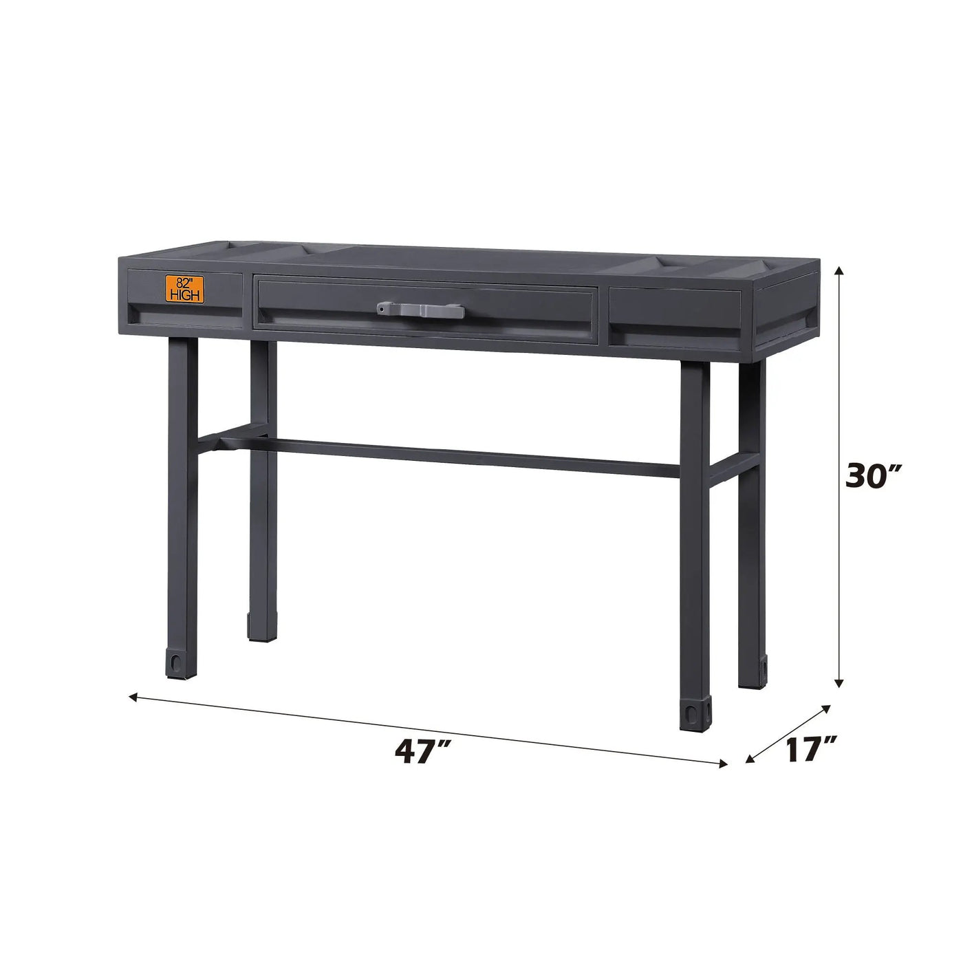 Cargo Vanity Desk With Functional Storage by HouseOfZazla