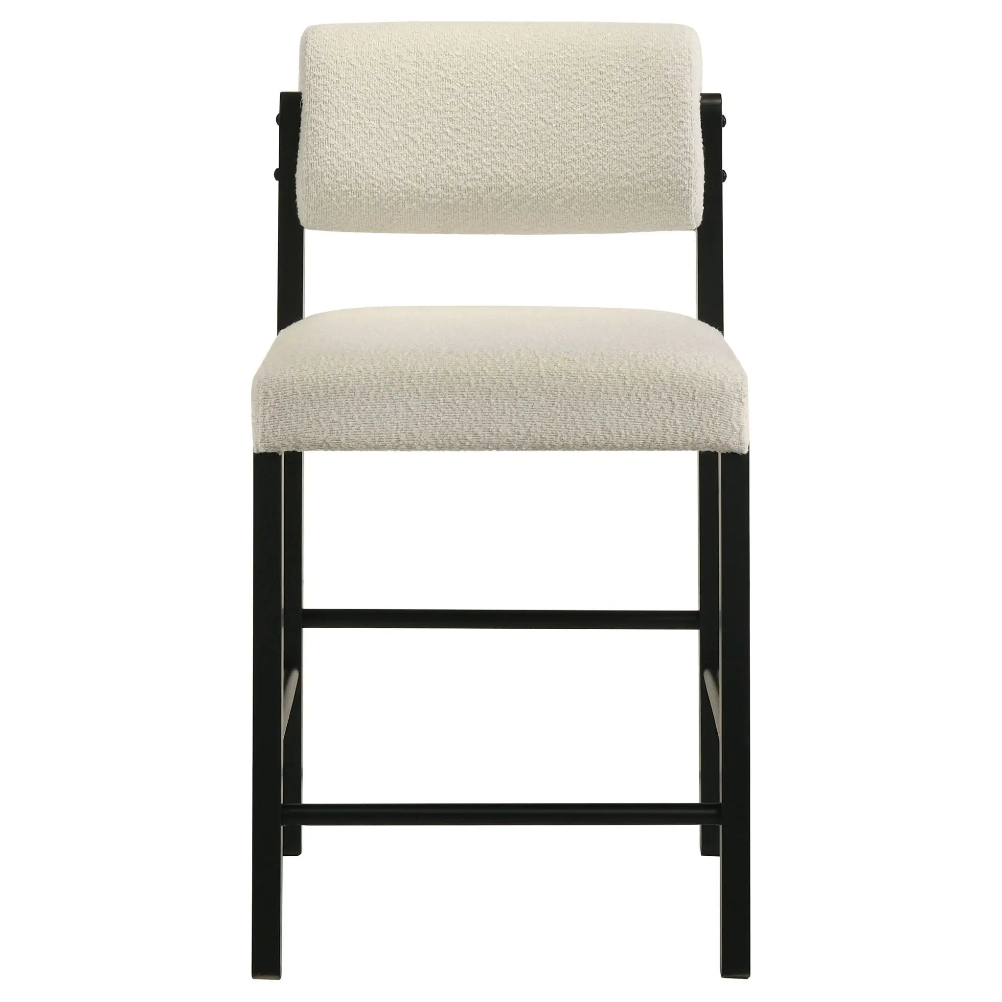 Hamlyn 5-piece Round Wood Counter Height Dining Set Cream and Black by Unique Piece Furniture