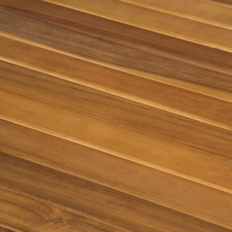 Outdoor Dining Table with Acacia Wood Frame, Teak, photo 3 of 10