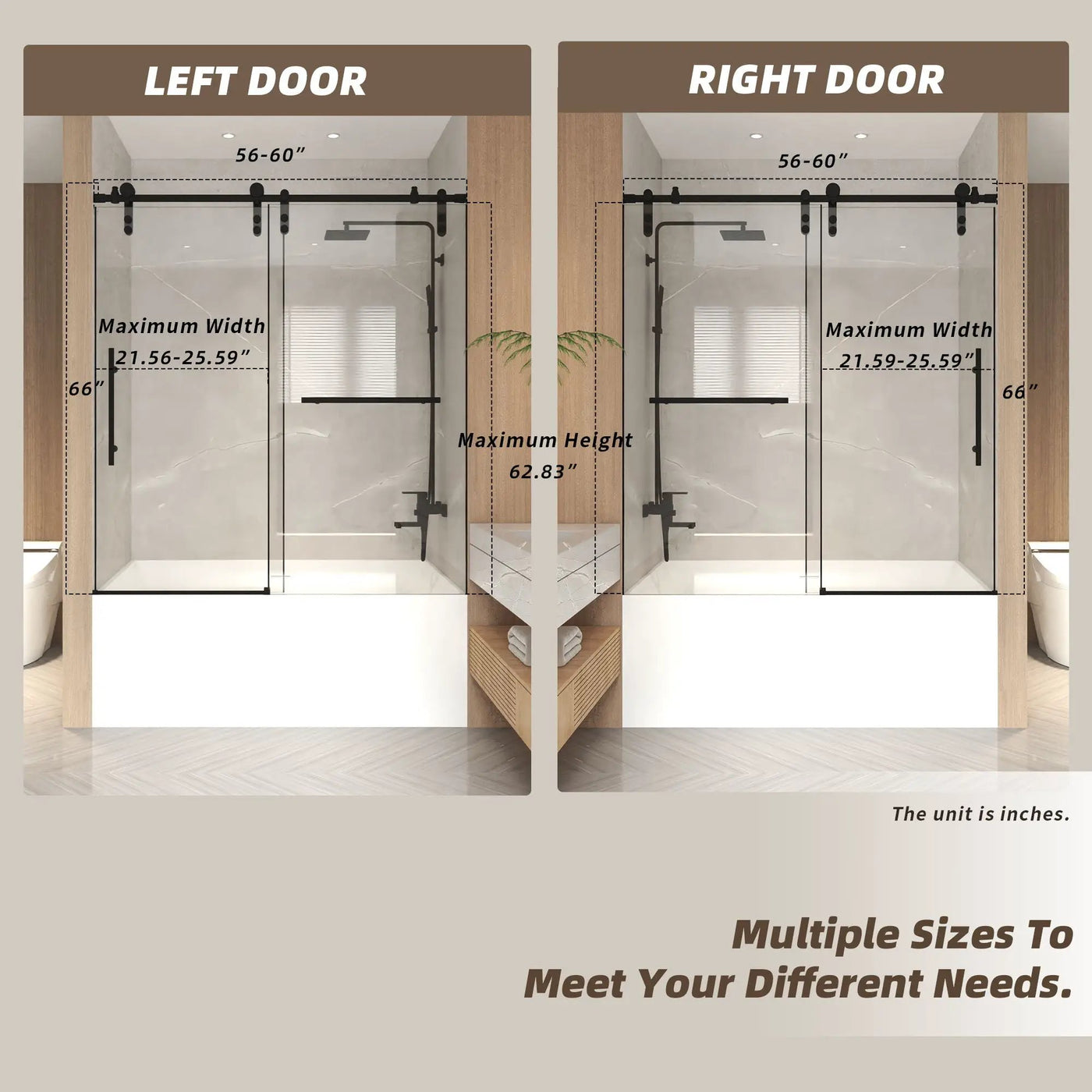 Frameless Sliding Bathtub Door With Frame by HouseOfZazla