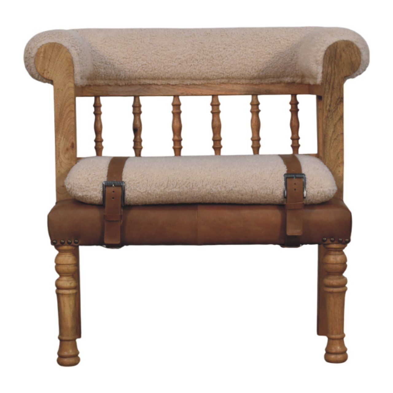 Strapped Hallway Bench by HouseOfZazla