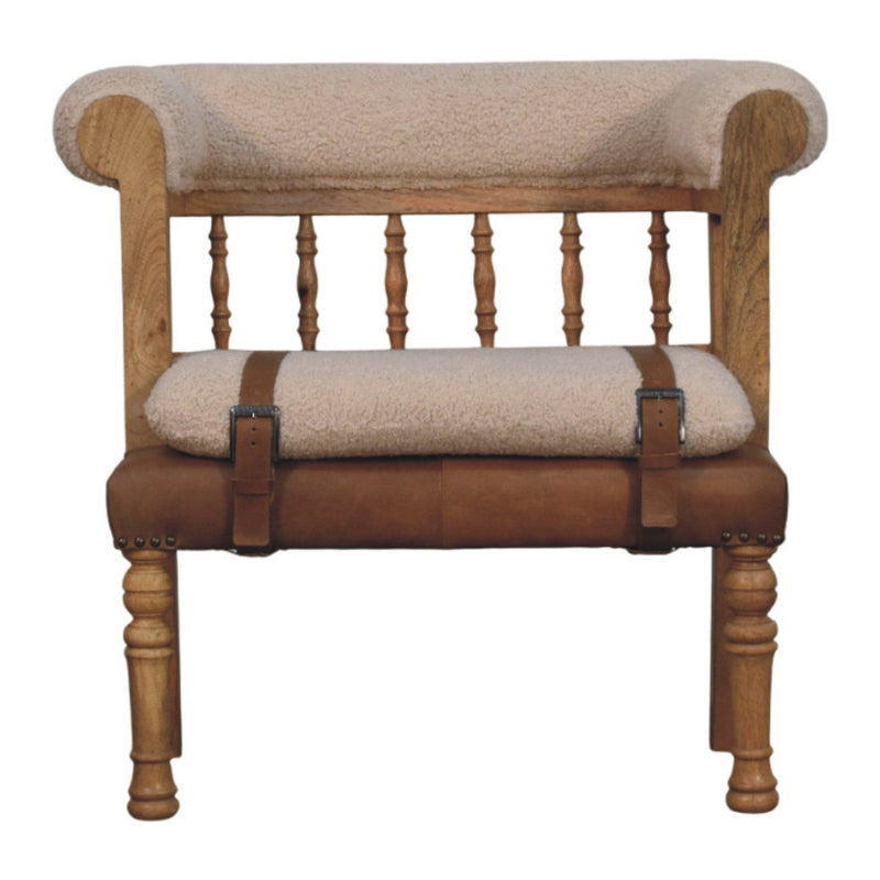 Strapped Hallway Bench by HouseOfZazla