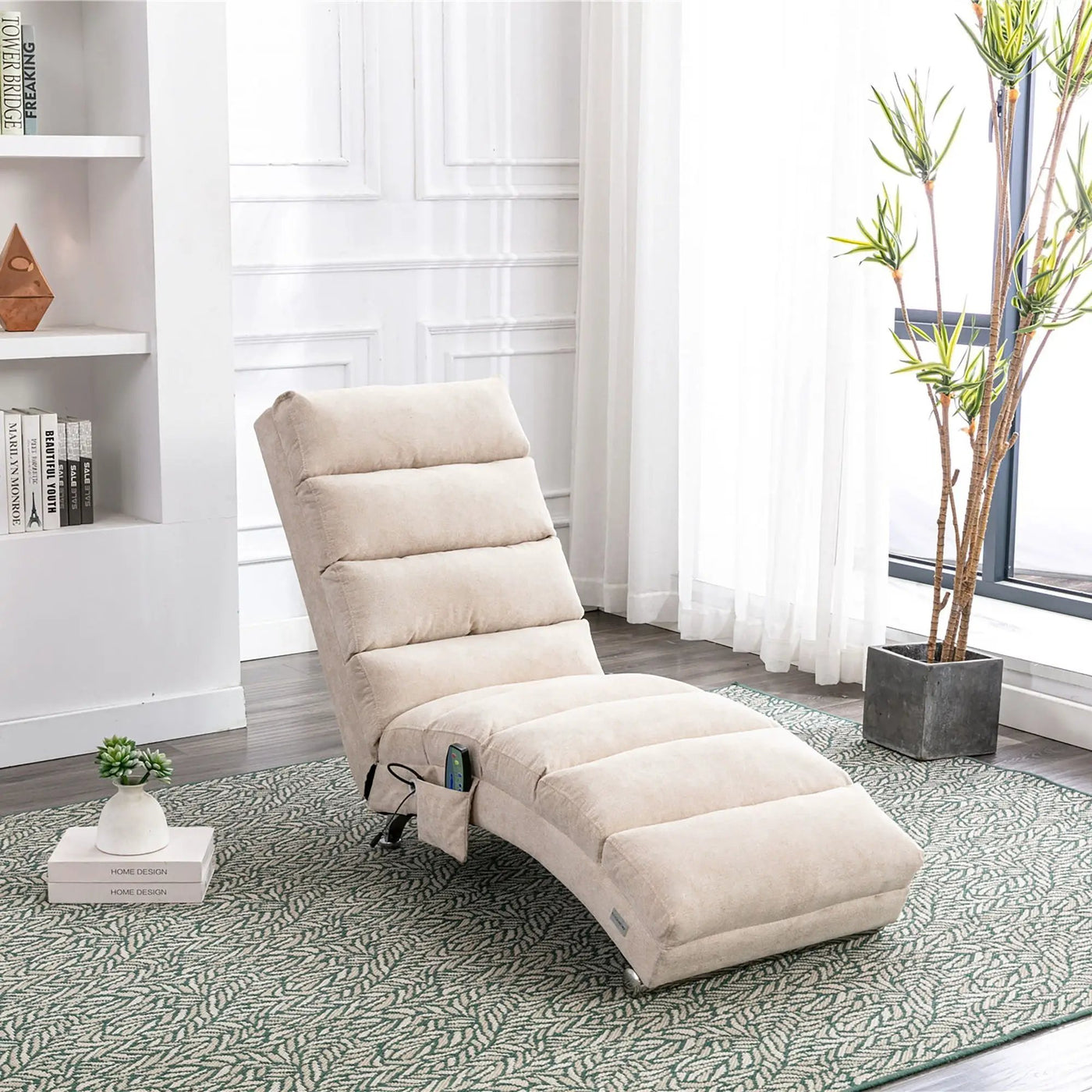 Massage Chaise Lounge Indoor With Remote Control by HouseOfZazla