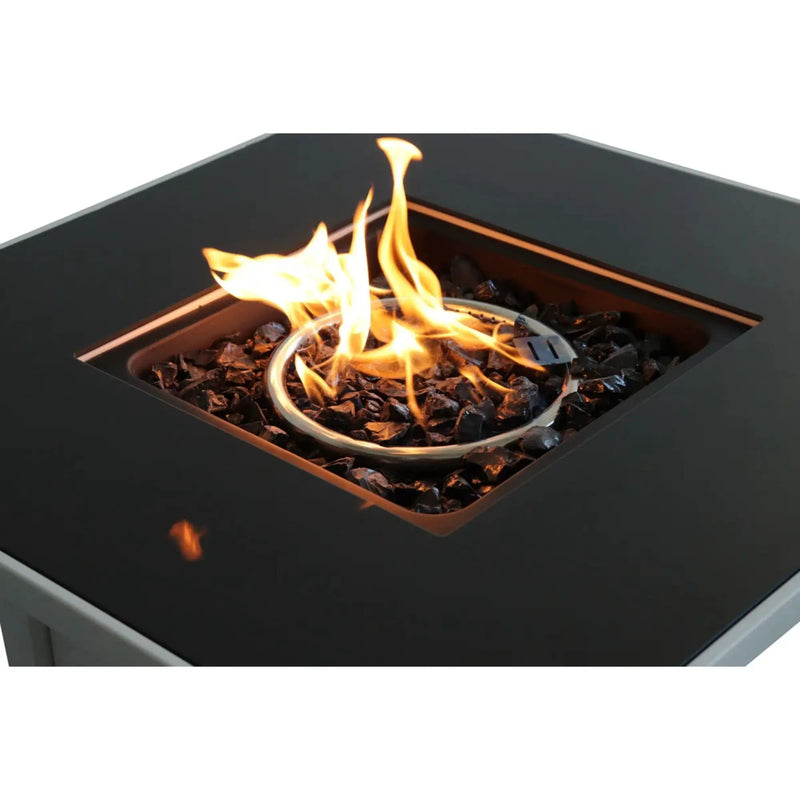 Fire Pit With Powder Coated And Top - White by HouseOfZazla