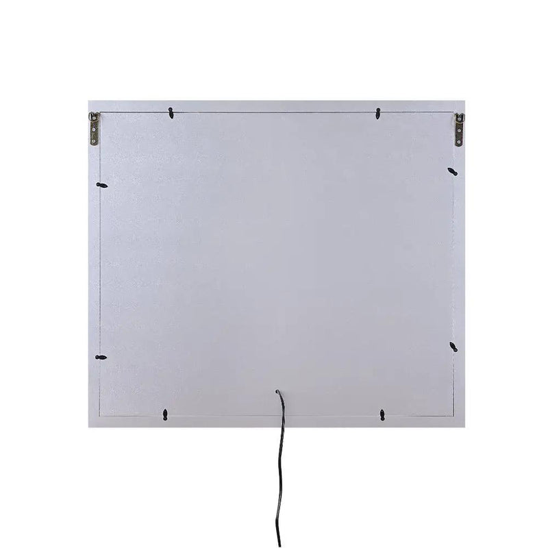 Noralie - 28" X 32" Accent Mirror - Mirrored & Faux Diamonds by Unique Piece Furniture