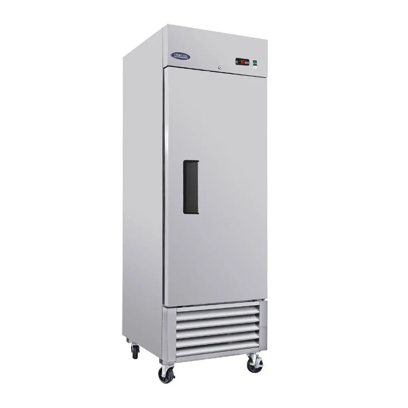 Commercial Freezer 23 Cu.Ft With 1 Solid Door Reach-In Freezers Stainless Steel Etl Approved Upright Freeze Storage - Silver by HouseOfZazla