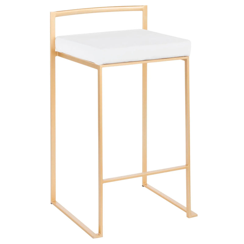 Fuji - Contemporary / Glam Design Counter Stool (Set of 2) by Unique Piece Furniture