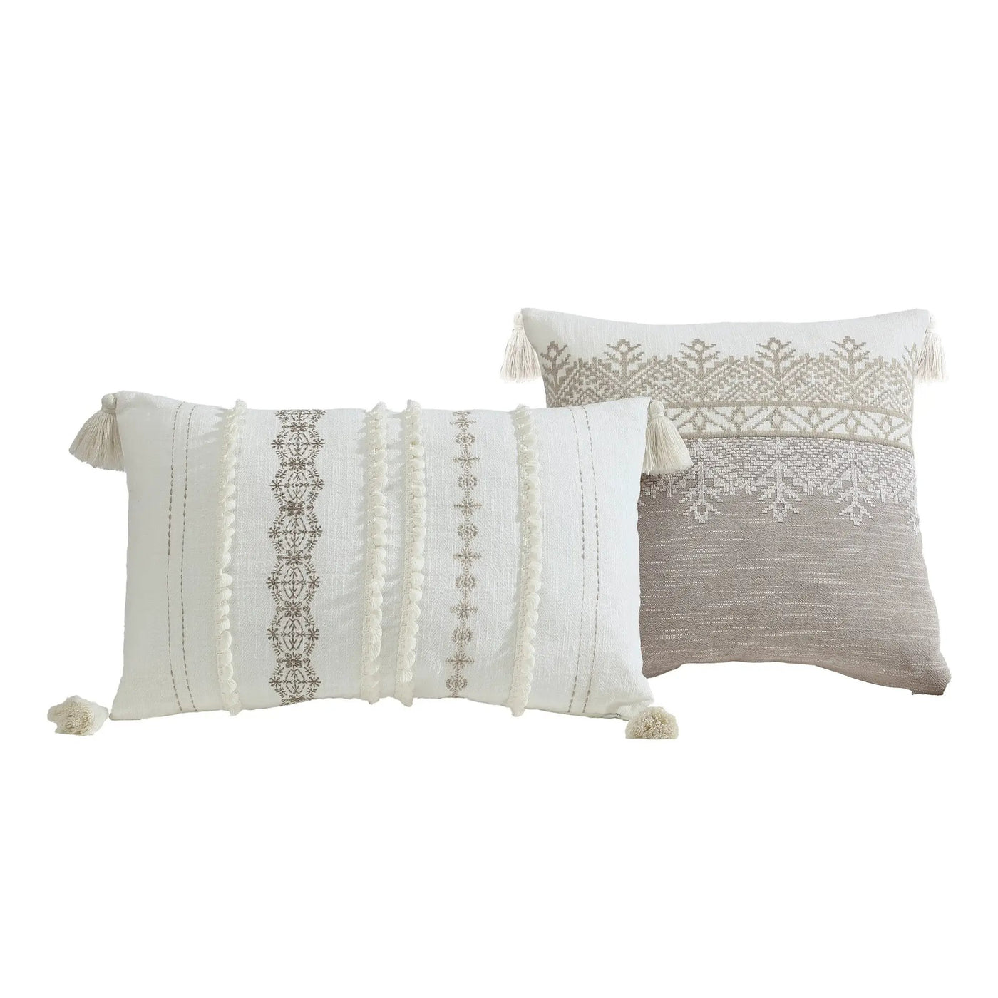Preston 5-Piece Textured Woven Jacquard Comforter Ensemble by HouseOfZazla