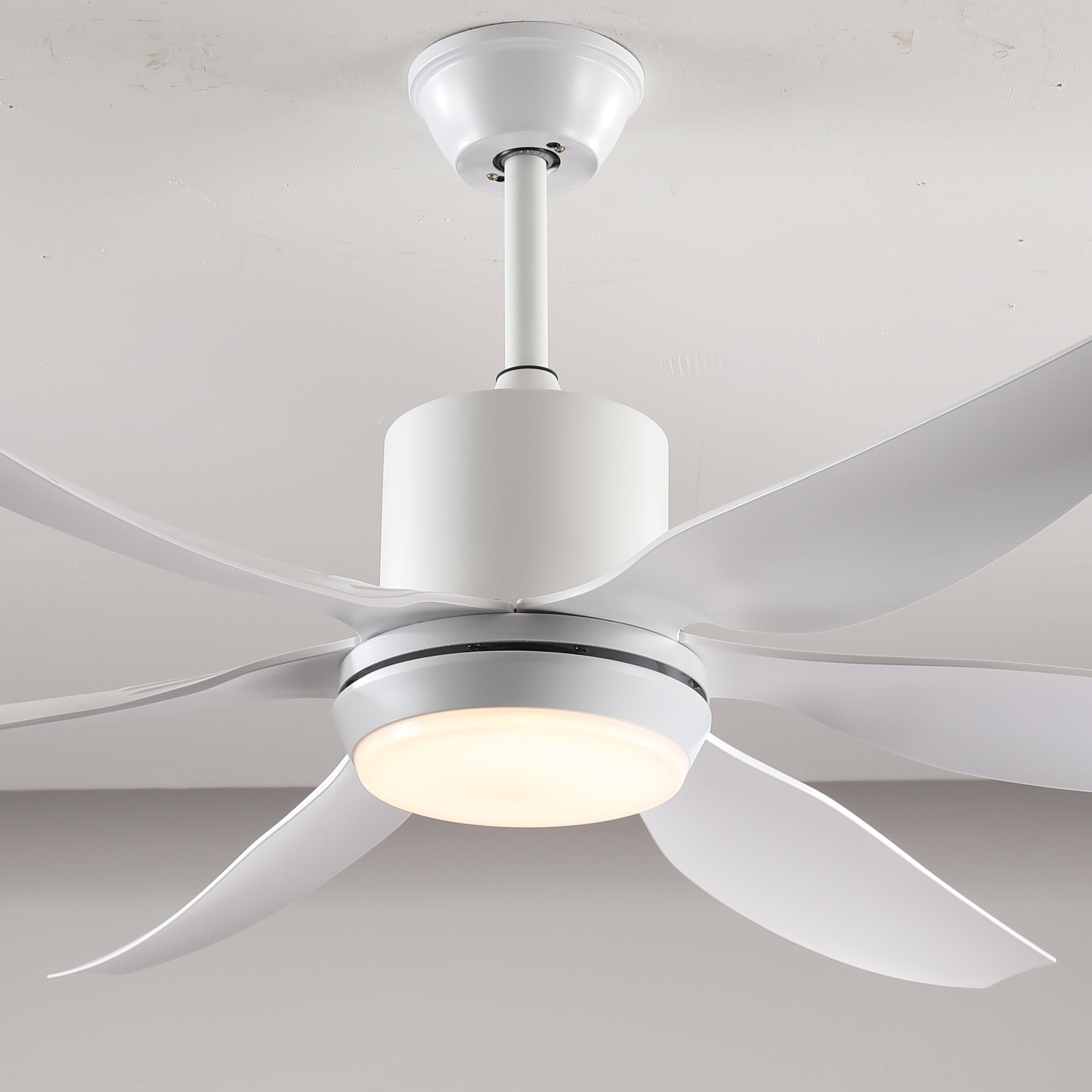 6 PCS ABS Blades 56" Ceiling Fan With Light Kit by HouseOfZazla