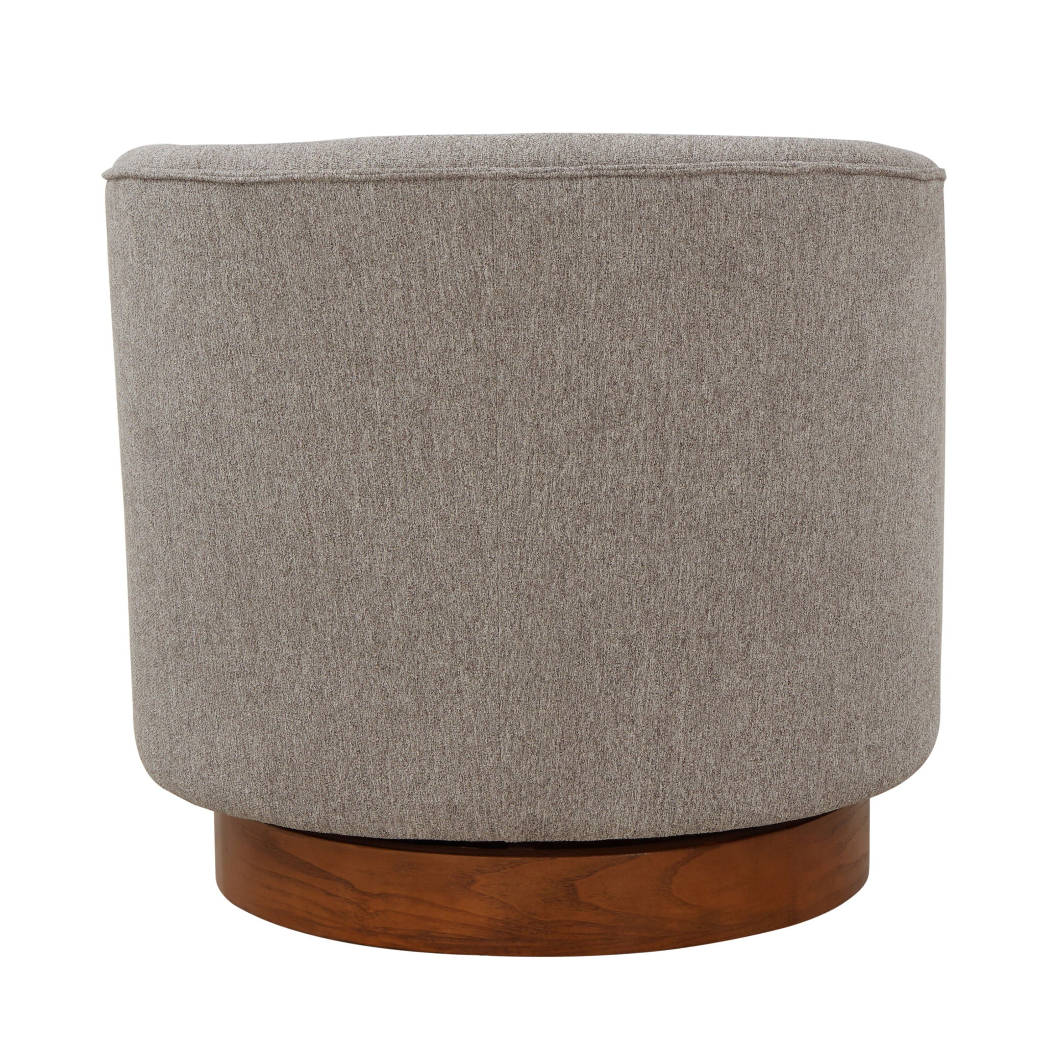 Miramar - Swivel Barrel Chair With Wooden Base by HouseOfZazla