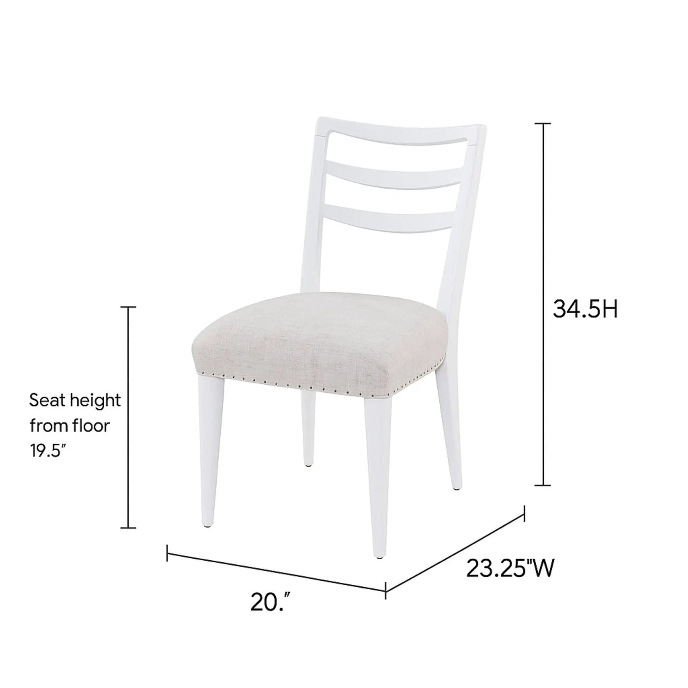 Ladderback Side Dining Chair (Set of 2) by HouseOfZazla