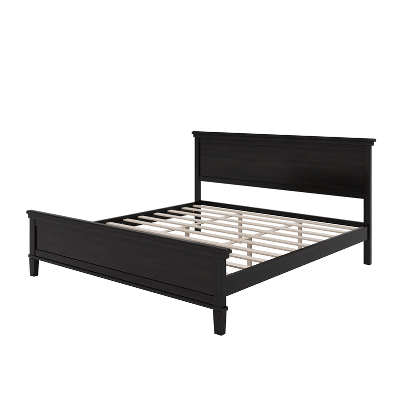 Mid-Century Modern Wood Platform Bed by HouseOfZazla