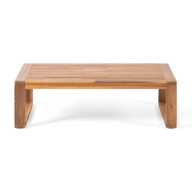 Paloma Contemporary Loveseat and Coffee Table Set with Weather Resistant Cushions by HouseOfZazla