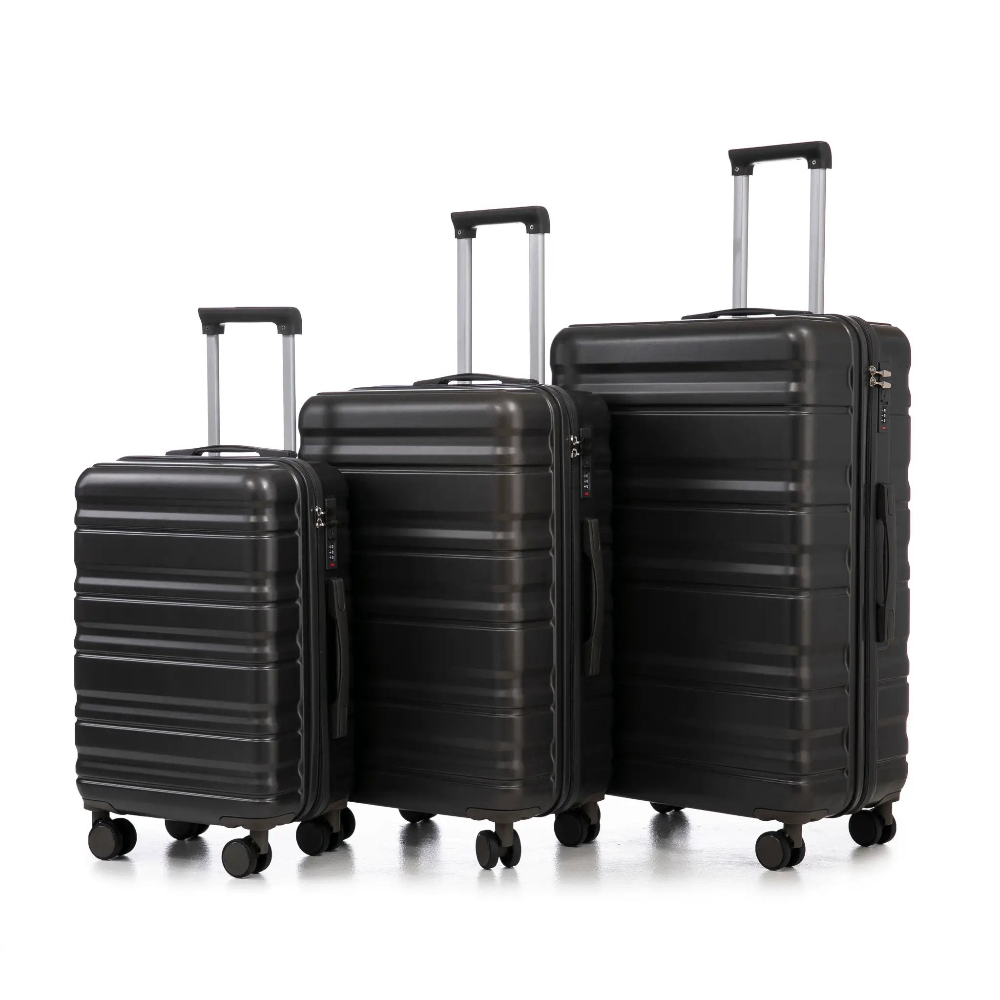 HIFINE TOURIST 20"/24"/28" 3-Piece Luggage Set in Dark Gray by HouseOfZazla