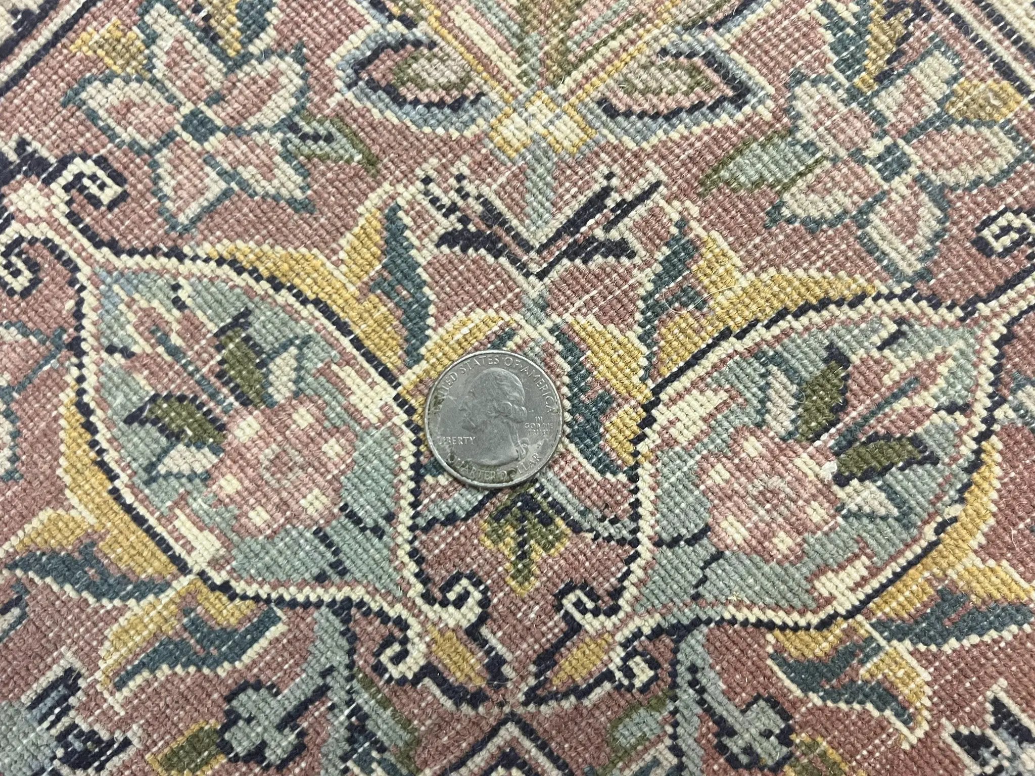 Pak Persian Rug 5x8, Handmade Wool Oriental Carpet, Vintage Rug, Floral Allover, Very Fine 320 KPSI by Jewel Rugs