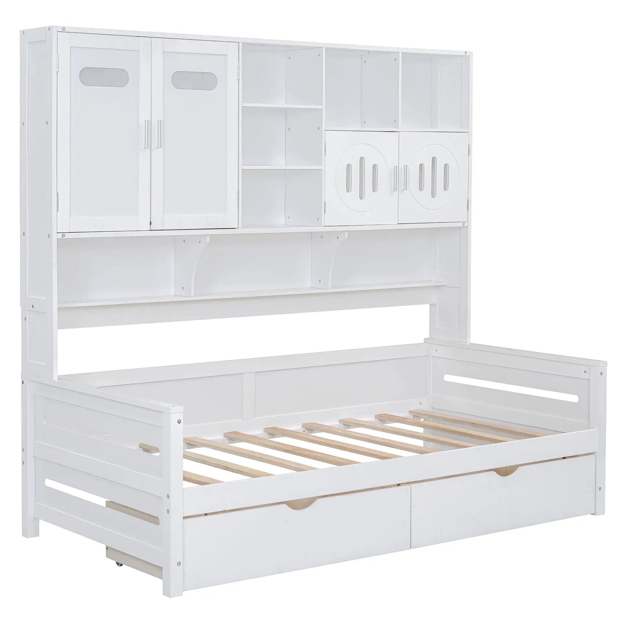 Daybed With All-In-One Cabinet And Shelf by Unique Piece Furniture