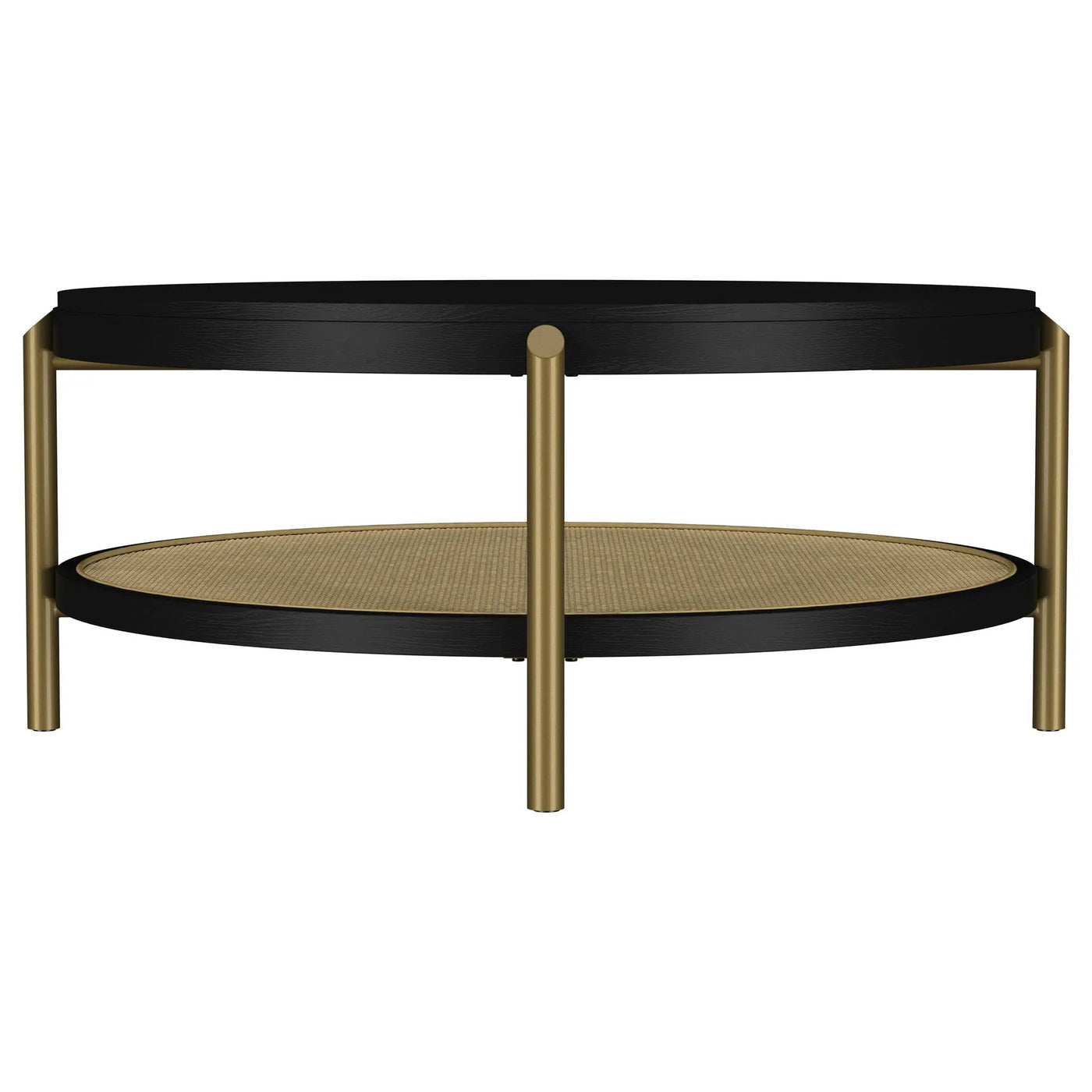 Benson - Round Table With Storage Shelf by HouseOfZazla