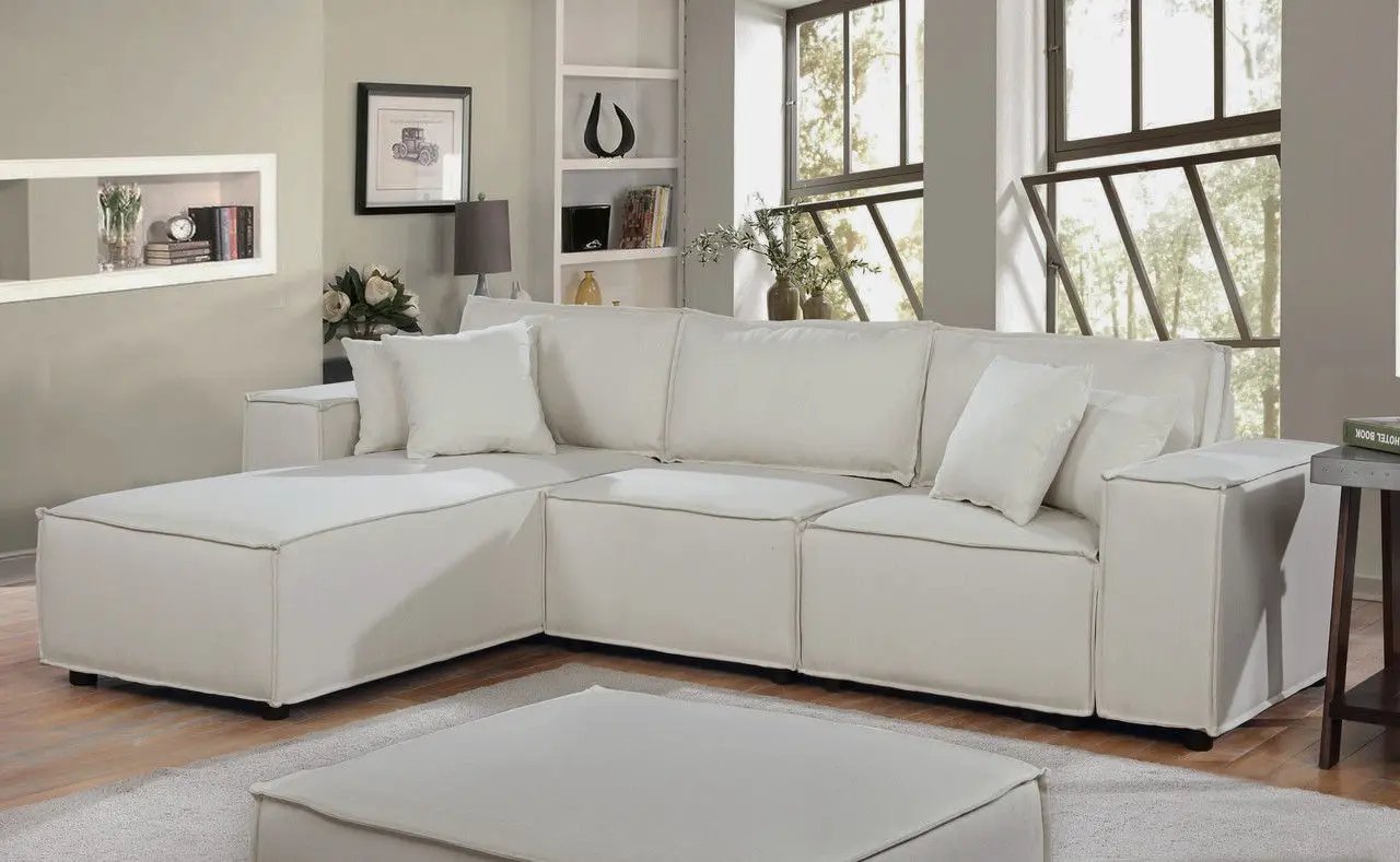 Harvey - Sofa With Reversible Chaise by HouseOfZazla