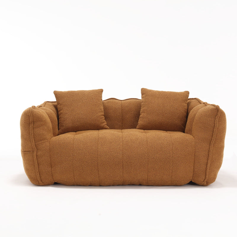 Cozy Beanbag Chair With High Resilience Foam Core For 2 by HouseOfZazla