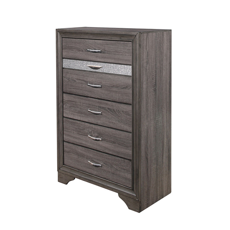 Gray Sparkle Accent Chest with Jewelry Drawer - Ryder, photo 5 of 6
