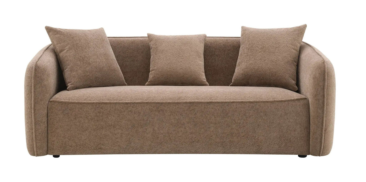 Keith - Sofa With 3 Matching Color Toss Pillows by HouseOfZazla